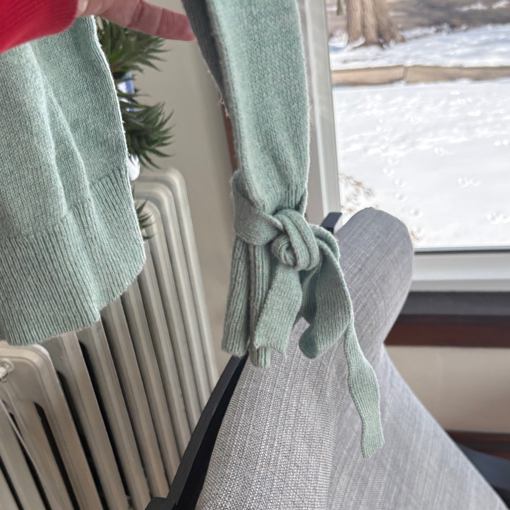 Mint Green Women's Sweater - Picture 3 of 5